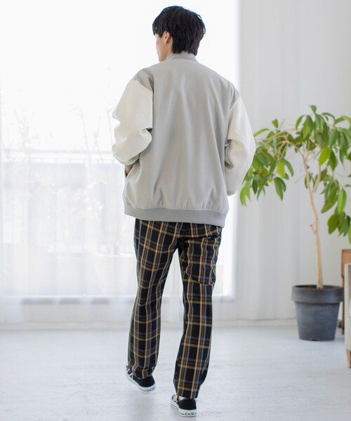 coen（コーエン）の「リラックスメルトンスタジャン（スタジャン・メンズ・グレー/ネイビー・MEDIUM/LARGE/X-LARGE/SMALL）」の17枚目の写真