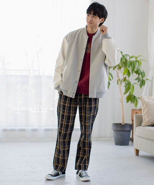 coen（コーエン）の「リラックスメルトンスタジャン（スタジャン・メンズ・グレー/ネイビー・MEDIUM/LARGE/X-LARGE/SMALL）」の16枚目の写真