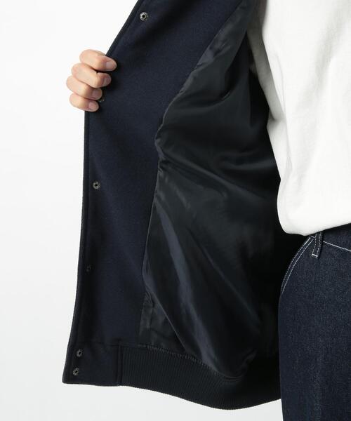 coen（コーエン）の「リラックスメルトンスタジャン（スタジャン・メンズ・グレー/ネイビー・MEDIUM/LARGE/X-LARGE/SMALL）」の4枚目の写真