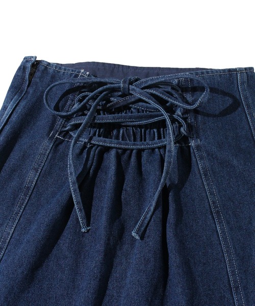 one way（ワンウェイ）の「ハイウエスト台形スカート（スカート・レディース・ホワイト/ブラック/ブルー・FREE/M/S）」の10枚目の写真