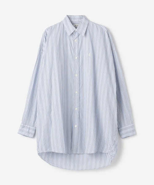 GYMPHLEX(ジムフレックス)の「Gymphlex | レギュラーカラー ワイドシャツ STRIPE WOMEN(シャツ/ブラウス・レディース・ブルー系その他5/グリーン系その他/ブルー系その他・12)」の9枚目の写真