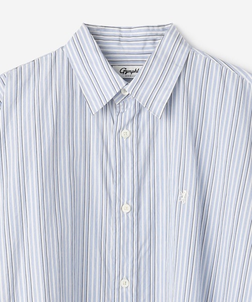 GYMPHLEX(ジムフレックス)の「Gymphlex | レギュラーカラー ワイドシャツ STRIPE WOMEN(シャツ/ブラウス・レディース・ブルー系その他5/グリーン系その他/ブルー系その他・12)」の11枚目の写真