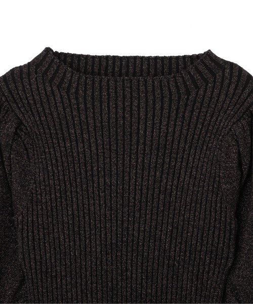 PROPORTION BODY DRESSING（プロポーションボディドレッシング）の「＜Ｅ＞ラメリブパフスリーブニット / 1212275901（ニット/セーター・レディース・ブラック/オフホワイト/ブラウン系その他・FREE）」の17枚目の写真