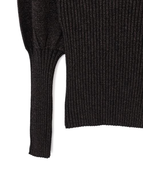 PROPORTION BODY DRESSING（プロポーションボディドレッシング）の「＜Ｅ＞ラメリブパフスリーブニット / 1212275901（ニット/セーター・レディース・ブラック/オフホワイト/ブラウン系その他・FREE）」の19枚目の写真