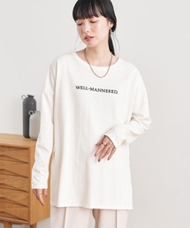 earth music&ecology | 刺繍ロゴロンT(Tシャツ/カットソー)