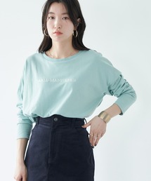 earth music&ecology | 刺繍ロゴロンT(Tシャツ/カットソー)