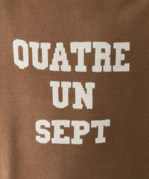 417 EDIFICE（フォーワンセブンエディフィス）の「417 インターシャニット（ニット/セーター・メンズ・チャコールグレー/ブラウン/アイボリー・MEDIUM/LARGE）」の15枚目の写真