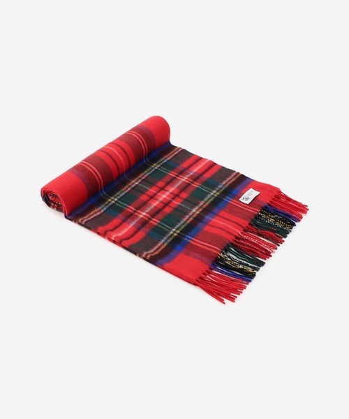 Johnstons of Elgin（ジョンストンズオブエルガン）の「Johnstons | カシミヤストール 190x70（ストール/ショール・レディース・ベージュ/ブラック/A/G/B/I/H/グレー/D/E/C/F/ダークネイビー・ONE/ONE SIZE）」の7枚目の写真