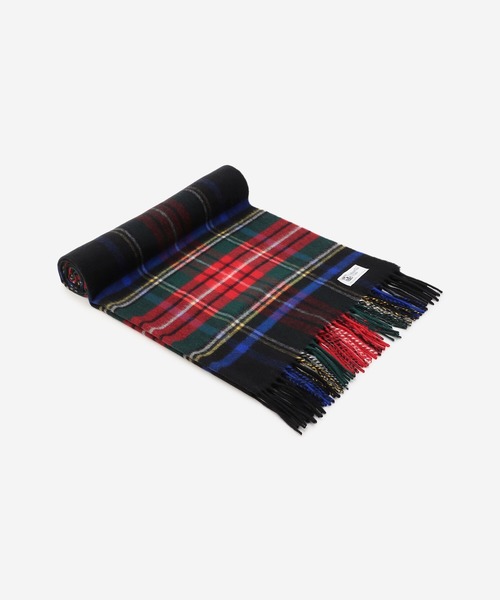 Johnstons of Elgin（ジョンストンズオブエルガン）の「Johnstons | カシミヤストール 190x70（ストール/ショール・レディース・ベージュ/ブラック/A/G/B/I/H/グレー/D/E/C/F/ダークネイビー・ONE/ONE SIZE）」の8枚目の写真