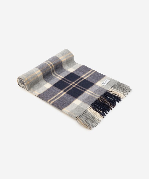 Johnstons of Elgin（ジョンストンズオブエルガン）の「Johnstons | カシミヤストール 190x70（ストール/ショール・レディース・ベージュ/ブラック/A/G/B/I/H/グレー/D/E/C/F/ダークネイビー・ONE/ONE SIZE）」の9枚目の写真