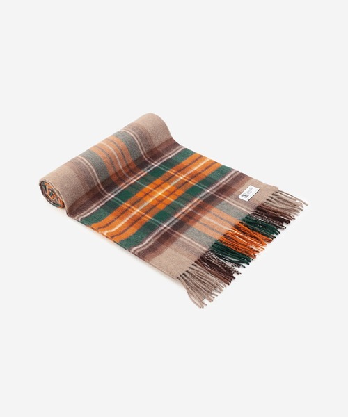 Johnstons of Elgin（ジョンストンズオブエルガン）の「Johnstons | カシミヤストール 190x70（ストール/ショール・レディース・ベージュ/ブラック/A/G/B/I/H/グレー/D/E/C/F/ダークネイビー・ONE/ONE SIZE）」の10枚目の写真