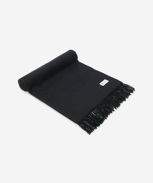 Johnstons of Elgin（ジョンストンズオブエルガン）の「Johnstons | カシミヤストール 190x70（ストール/ショール・レディース・ベージュ/ブラック/A/G/B/I/H/グレー/D/E/C/F/ダークネイビー・ONE/ONE SIZE）」の2枚目の写真