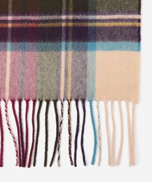 Johnstons of Elgin（ジョンストンズオブエルガン）の「Johnstons | カシミヤストール 190x70（ストール/ショール・レディース・ベージュ/ブラック/A/G/B/I/H/グレー/D/E/C/F/ダークネイビー・ONE/ONE SIZE）」の16枚目の写真