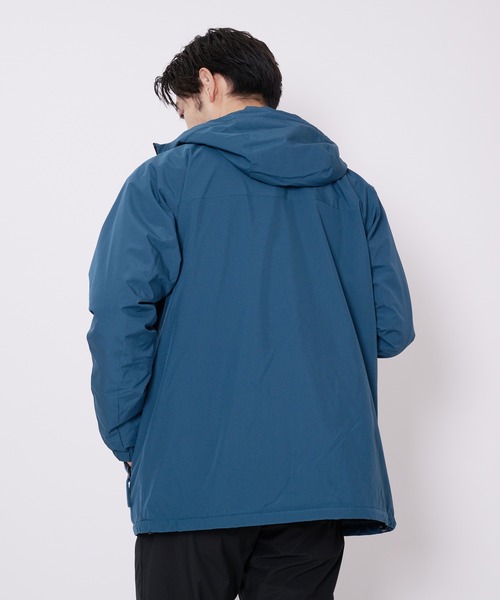 Blue Standard (ブルースタンダード)の「【BLUE STANDARD/ブルースタンダード】超撥水 耐水圧10,000mm 裏シャギーフリース使い 防風 ストレッチジャケット ナイロンジャケット マウンテンパーカー(マウンテンパーカー・メンズ・ターコイズブルー/杢グレー/ネイビー/ブラック・XX-LARGE/SMALL/MEDIUM/LARGE/X-LARGE)」の15枚目の写真