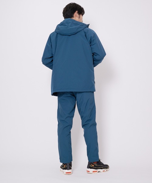 Blue Standard (ブルースタンダード)の「【BLUE STANDARD/ブルースタンダード】超撥水 耐水圧10,000mm 裏シャギーフリース使い 防風 ストレッチジャケット ナイロンジャケット マウンテンパーカー(マウンテンパーカー・メンズ・ターコイズブルー/杢グレー/ネイビー/ブラック・XX-LARGE/SMALL/MEDIUM/LARGE/X-LARGE)」の18枚目の写真