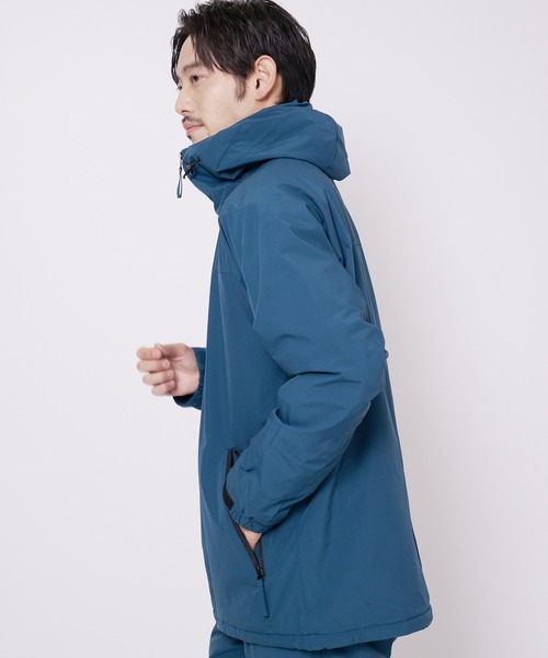 Blue Standard (ブルースタンダード)の「【BLUE STANDARD/ブルースタンダード】超撥水 耐水圧10,000mm 裏シャギーフリース使い 防風 ストレッチジャケット ナイロンジャケット マウンテンパーカー(マウンテンパーカー・メンズ・ターコイズブルー/杢グレー/ネイビー/ブラック・XX-LARGE/SMALL/MEDIUM/LARGE/X-LARGE)」の21枚目の写真