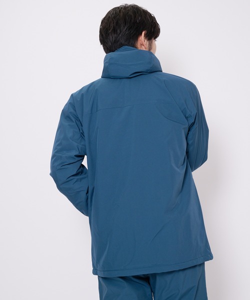 Blue Standard (ブルースタンダード)の「【BLUE STANDARD/ブルースタンダード】超撥水 耐水圧10,000mm 裏シャギーフリース使い 防風 ストレッチジャケット ナイロンジャケット マウンテンパーカー(マウンテンパーカー・メンズ・ターコイズブルー/杢グレー/ネイビー/ブラック・XX-LARGE/SMALL/MEDIUM/LARGE/X-LARGE)」の22枚目の写真