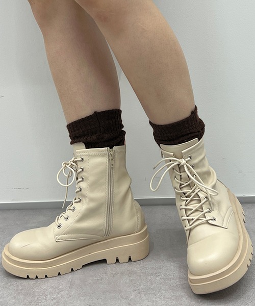 kutir（クティール）の「カラーアームウォーマー（アームカバー・レディース・ブラック/ブラウン/オフホワイト/ピンク/ブルー・FREE）」の7枚目の写真