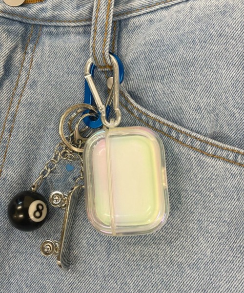 WEGO（ウィゴー）の「WEGO/オーロララウンドAirPods/AirPods Proケース（ヘッドフォン/イヤホン・レディース・その他1/その他2・FREE）」の2枚目の写真