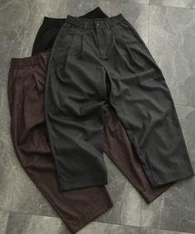 SENSE OF PLACE by URBAN RESEARCH | 『イージーケア』ウールライクキモウボリュームワイドパンツ(スラックス)