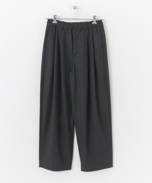 SENSE OF PLACE by URBAN RESEARCH（センスオブプレイスバイアーバンリサーチ）の「『イージーケア』ウールライクキモウボリュームワイドパンツ（スラックス・メンズ・チャコールグレー/ブラウン/ブラック・MEDIUM/LARGE）」の20枚目の写真