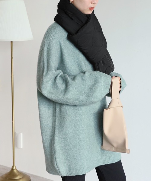 reca（レカ）の「ひょうたんキルトマフラー（マフラー・レディース・アイボリー/ブラック/カーキ・M）」の17枚目の写真