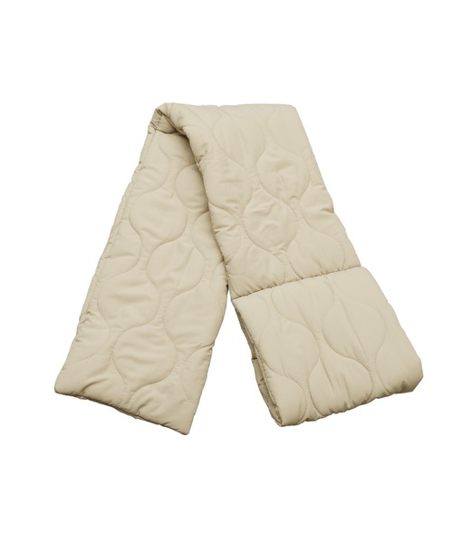 reca（レカ）の「ひょうたんキルトマフラー（マフラー・レディース・アイボリー/ブラック/カーキ・M）」の10枚目の写真