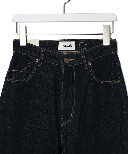 ROLLA'S（ローラス）の「【ROLLA'S】EAST COAST CROP FLARE（デニムパンツ・レディース・ネイビー・27/26/25）」の7枚目の写真
