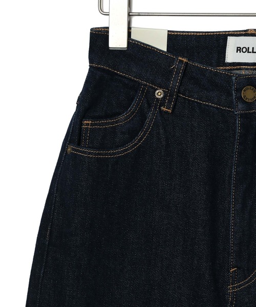 ROLLA'S（ローラス）の「【ROLLA'S】EAST COAST CROP FLARE（デニムパンツ・レディース・ネイビー・27/26/25）」の8枚目の写真