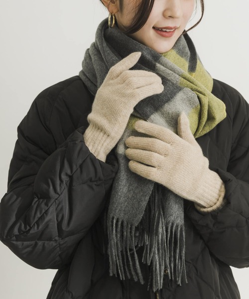 URBAN RESEARCH（アーバンリサーチ）の「カシミヤロンググローブ（手袋・レディース・オレンジ/ベージュ/ブラウン・FREE）」の5枚目の写真