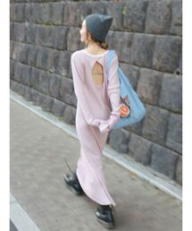 Ungrid | バックオープンフィットカットワンピース(ワンピース)