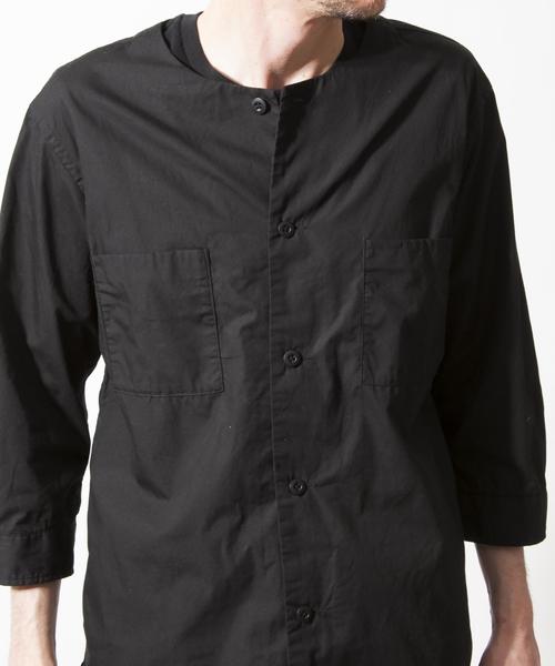 MONKEY TIME（モンキータイム）の「＜monkey time＞ ∴ BRD NO/CLR QSL SHT/シャツ◆（シャツ/ブラウス・メンズ・ブラック/オリーブ・MEDIUM/SMALL/X-LARGE/LARGE）」の3枚目の写真