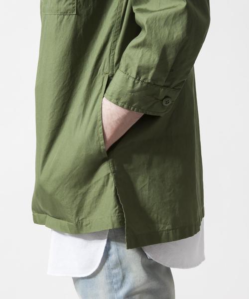 MONKEY TIME（モンキータイム）の「＜monkey time＞ ∴ BRD NO/CLR QSL SHT/シャツ◆（シャツ/ブラウス・メンズ・ブラック/オリーブ・MEDIUM/SMALL/X-LARGE/LARGE）」の6枚目の写真