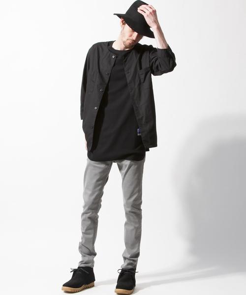 MONKEY TIME（モンキータイム）の「＜monkey time＞ ∴ BRD NO/CLR QSL SHT/シャツ◆（シャツ/ブラウス・メンズ・ブラック/オリーブ・MEDIUM/SMALL/X-LARGE/LARGE）」の8枚目の写真