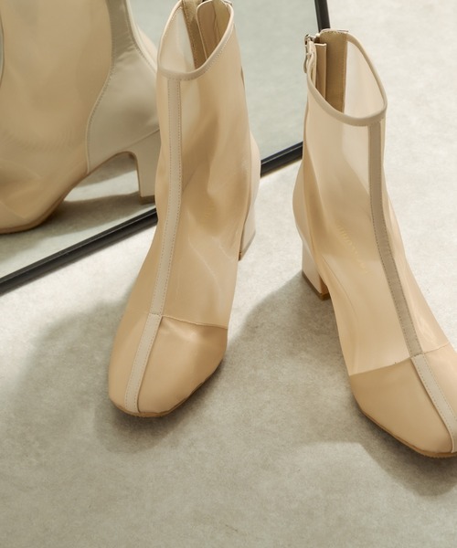 PAPILLONNER（パピヨネ）の「【OT】チュールショートブーツ/PAPILLONNER/パピヨネ（ブーツ・レディース・ブラック/アイボリー・SMALL/MEDIUM/LARGE）」の22枚目の写真