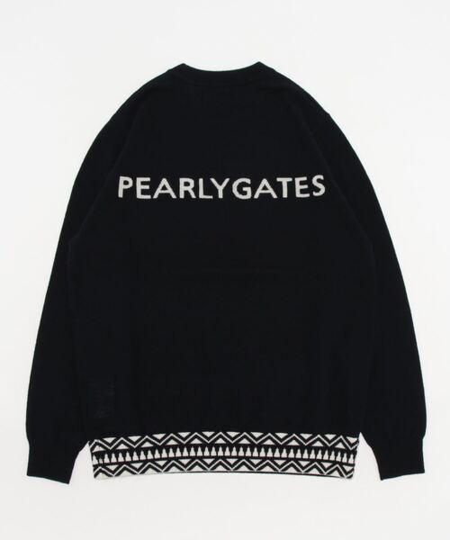 PEARLY GATES】NEWアイリス クルーネックニットプルオーバー