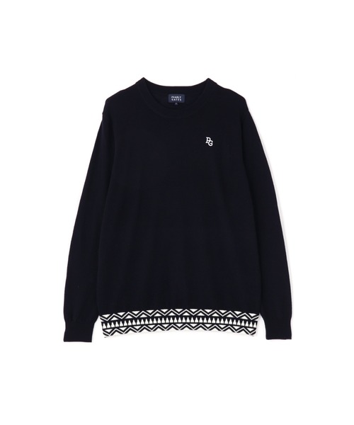 PEARLY GATES】NEWアイリス クルーネックニットプルオーバー