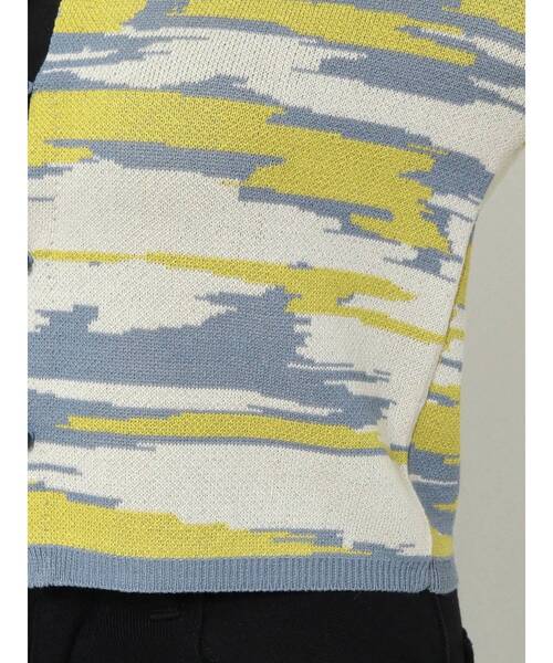 MURUA（ムルーア）の「ランダムレイヤーニットカーデトップス（カーディガン/ボレロ・レディース・イエロー/ベージュ・FREE）」の8枚目の写真