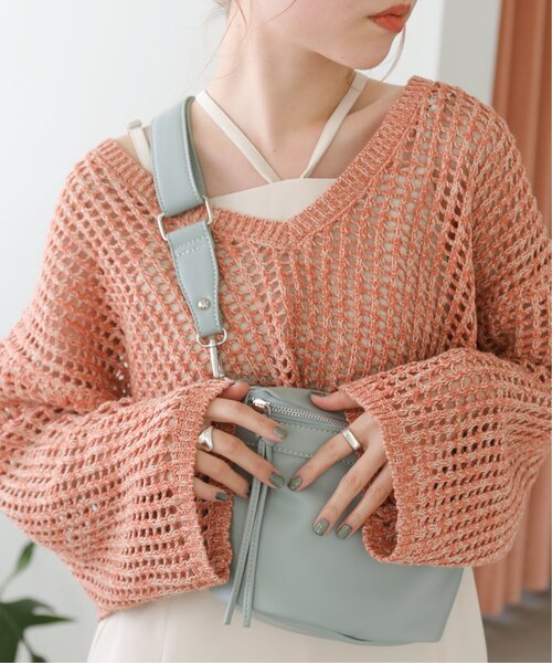 RAY CASSIN（レイカズン）の「ポーチ付きボディバッグ（ショルダーバッグ・レディース・キナリ/ブルー/ブラック・FREE）」の8枚目の写真