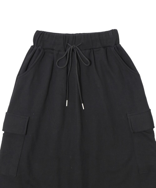Figments（フィグメンツ）の「カーゴロングスカート（スカート・レディース・ブラック・FREE）」の4枚目の写真