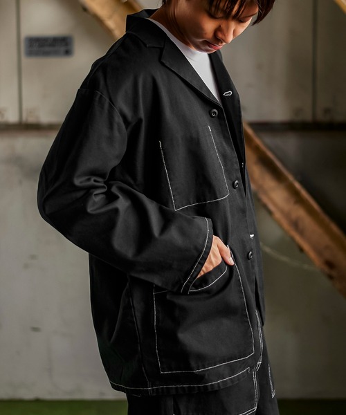 GUNG HO（ガンホー）の「GUNG HO　ノッチカラージャケット GH22F010（その他アウター・メンズ・ブラック/カーキ・M/L）」の14枚目の写真