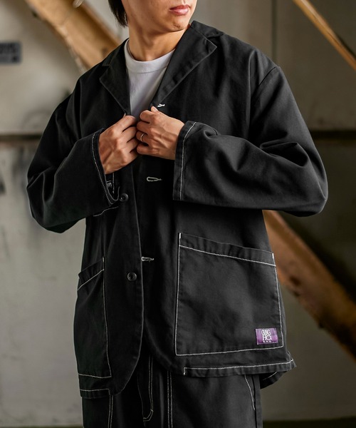 GUNG HO（ガンホー）の「GUNG HO　ノッチカラージャケット GH22F010（その他アウター・メンズ・ブラック/カーキ・M/L）」の12枚目の写真