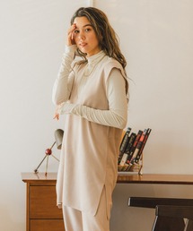 BAYFLOW（ベイフロー）の「Ｖネックニットベスト（ベスト・レディース）」