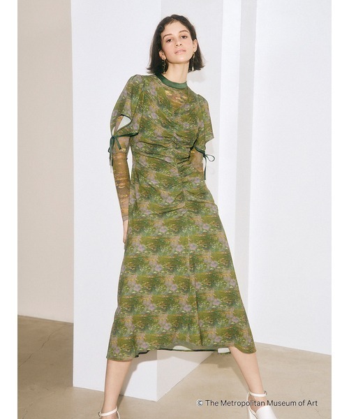 Ameri × THE MET アートプリント ノースリーブ ロングワンピース LILY BROWN（リリーブラウン）の「【The Metropolitan Museum of Art