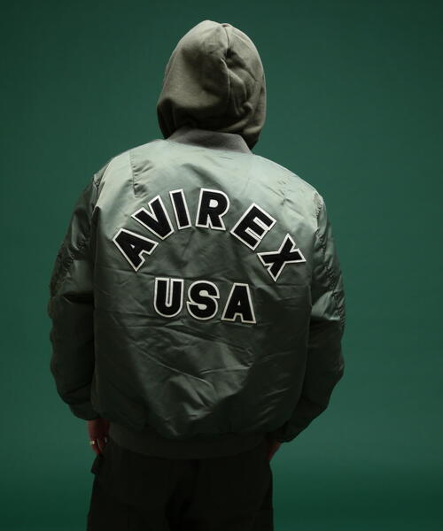 MA-1 コマーシャル ロゴ/MA-1 COMMERCIAL LOGO（MA-1）｜AVIREX（アヴィレックス） pattayablatt.com
