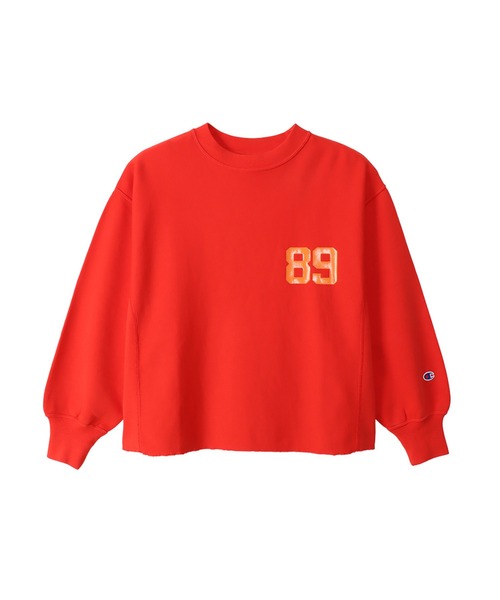Champion(チャンピオン)の「【Champion/チャンピオン】レディース リバースウィーブ(R) クルーネックスウェットシャツ(スウェット・レディース・チャコール/レッド系その他6/ブルー系その他・MEDIUM/LARGE)」の3枚目の写真