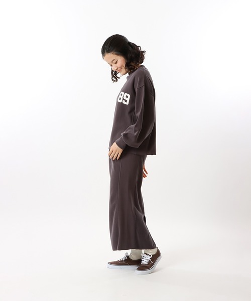 Champion(チャンピオン)の「【Champion/チャンピオン】レディース リバースウィーブ(R) クルーネックスウェットシャツ(スウェット・レディース・チャコール/レッド系その他6/ブルー系その他・MEDIUM/LARGE)」の6枚目の写真