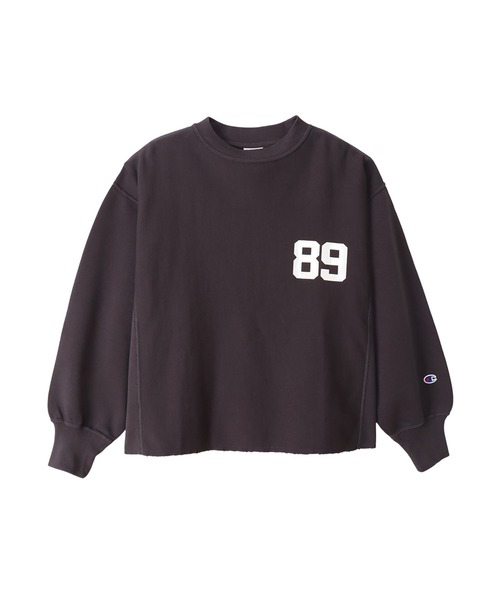 Champion(チャンピオン)の「【Champion/チャンピオン】レディース リバースウィーブ(R) クルーネックスウェットシャツ(スウェット・レディース・チャコール/レッド系その他6/ブルー系その他・MEDIUM/LARGE)」の9枚目の写真