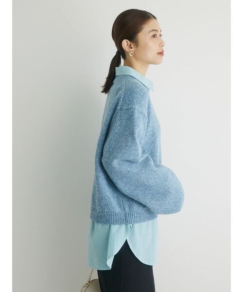 Petit fleur（プチフルール）の「・Petit　Fleur　ミックスニットプルオーバー（ニット/セーター・レディース・ピンク/ブルー/グリーン系その他3・FREE）」の16枚目の写真