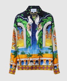 Casablanca | SILK TWILL Cuban Collar Long Sleeve Shirt(シャツ/ブラウス)